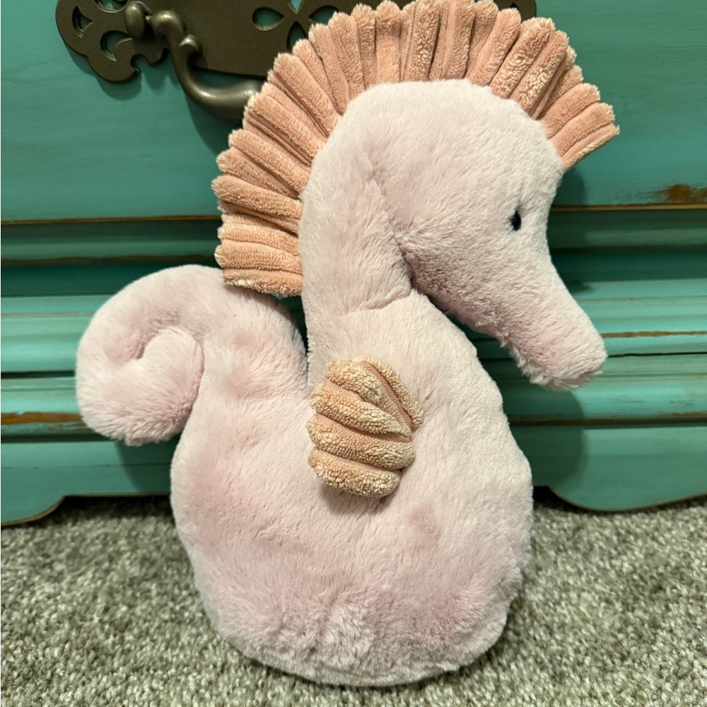 Jellycat Pink Plush Sienna Seahorse - Retired
